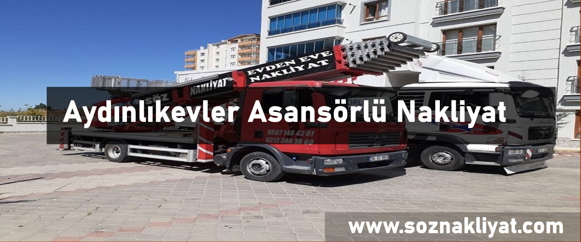 Aydınlıkevler Asansörlü Nakliyat